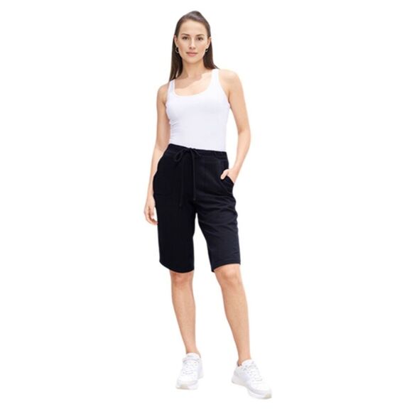 Champion C9 Black Sweatpants Bermuda Shorts Size S - Picture 1 of 11